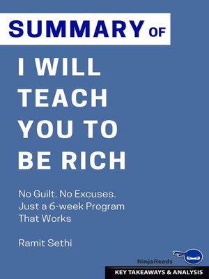 cover image of Summary of I Will Teach You to Be Rich